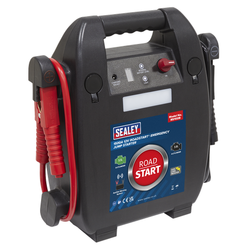 [RS102B] Sealey RoadStart® 12V Emergency 6-Cylinder Jump Starter 3.5L