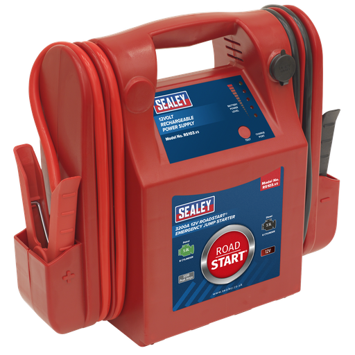 [RS103] Sealey RoadStart® 12V Emergency Jump Starter 3200 Peak Amps