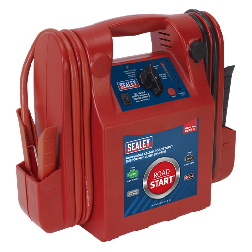 [RS105] Sealey RoadStart® 12/24V Emergency Jump Starter 3200/1600 Peak Amps