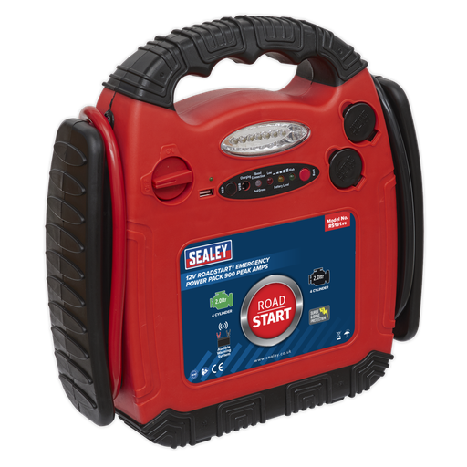 [RS131] Sealey RoadStart® 12V Emergency Jump Starter 900 Peak Amps