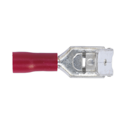 [RT17] Sealey Piggy-Back Terminal 6.3mm, Red - Pack of 100