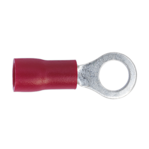 [RT25] Sealey Easy-Entry Ring Terminal 5.3mm (2BA), Red - Pack of 100
