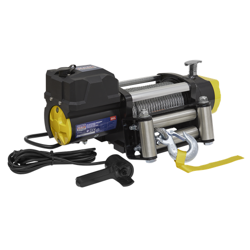 [RW5675] Sealey Premier Industrial Recovery Winch 5675kg (12500lb) Line Pull 12V