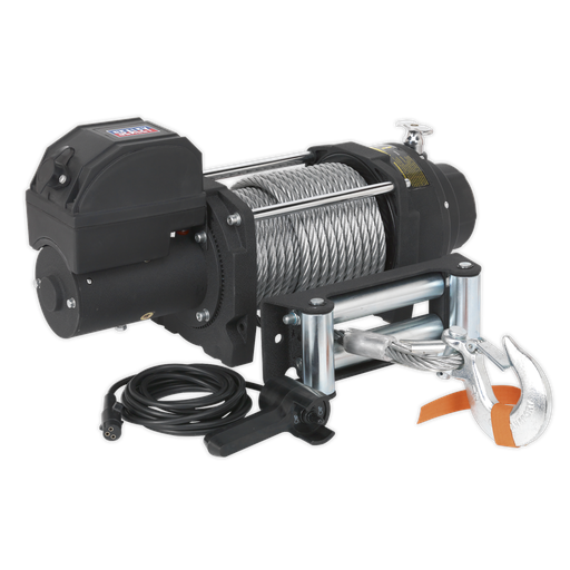 [RW8180] Sealey Premier Industrial Recovery Winch 8180kg (18000lb) Line Pull 12V
