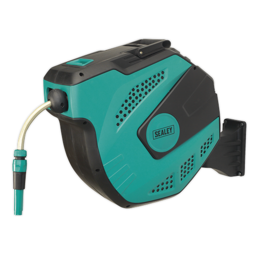 [RWH20] Sealey Auto-Rewind Control Garden Hose Reel 20m