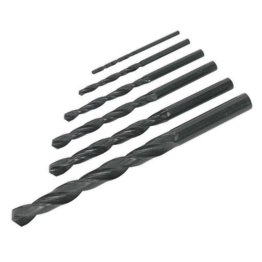 [S01039] Sealey Siegen HSS Drill Bit Set 6pc - DIN 338