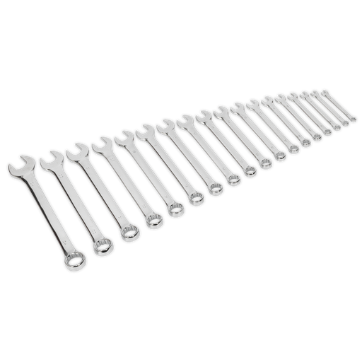 [S01052] Sealey Siegen Combination Spanner Set 18pc