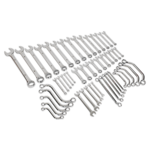 [S01084] Sealey Siegen Multipurpose Spanner Set 50pc