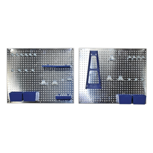 [S01102] Sealey Siegen Wall Storage Pegboard Set 34pc