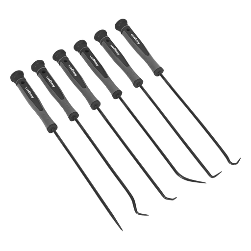 [S01104] Sealey Siegen Extra-Long Pick & Hook Set 6pc