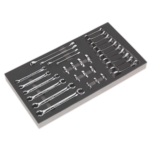 [S01125] Sealey Siegen Specialised Spanner Set with Tool Tray 30pc