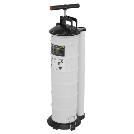 [S01169] Sealey Manual Vacuum Oil & Fluid Extractor Pump 6.5L