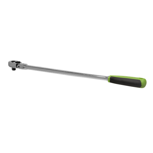 [S01208] Sealey Siegen Extra-Long Flexi-Head Ratchet Wrench with Flip Reverse 3/8"Sq Drive