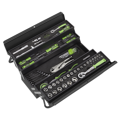 [S01216] Sealey Siegen Cantilever Toolbox with Tool Kit 86pc