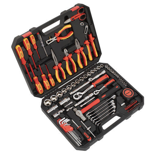 [S01217] Sealey Siegen Electrician's Tool Kit 90pc