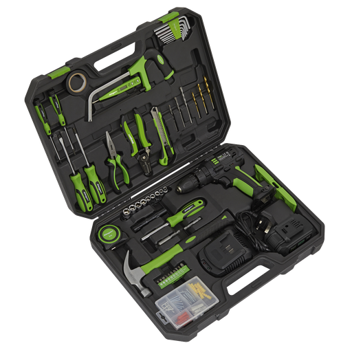 [S01224] Sealey Siegen Tool Kit with Cordless Drill 101pc