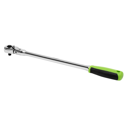 [S01257] Sealey Siegen Long Flexi-Head Ratchet Wrench with Flip Reverse 1/4"Sq Drive