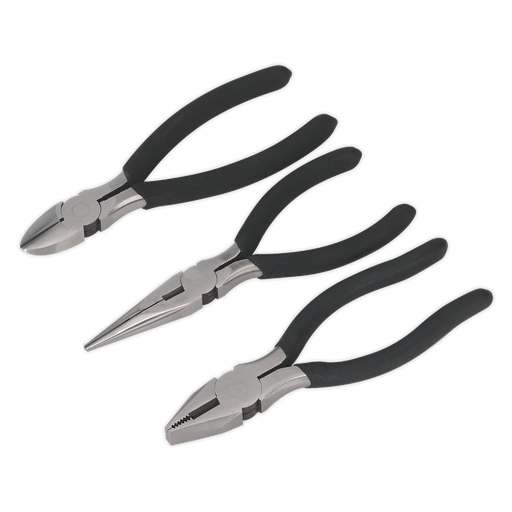 [S0447] Sealey Siegen Pliers Set 3pc