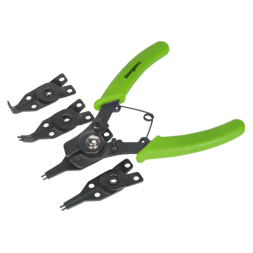 [S0457] Sealey Siegen Internal/External Circlip Pliers Set
