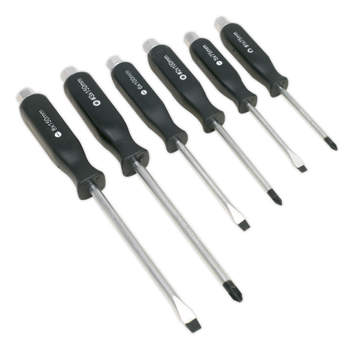 [S0535] Sealey Siegen Hammer-Thru Screwdriver Set 6pc