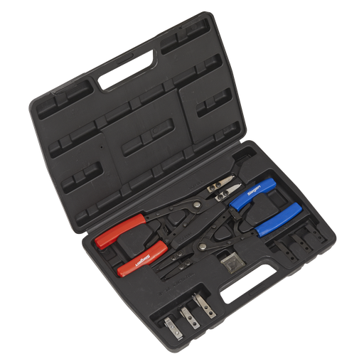 [S0553] Sealey Siegen Internal/External Circlip Pliers Set 265mm