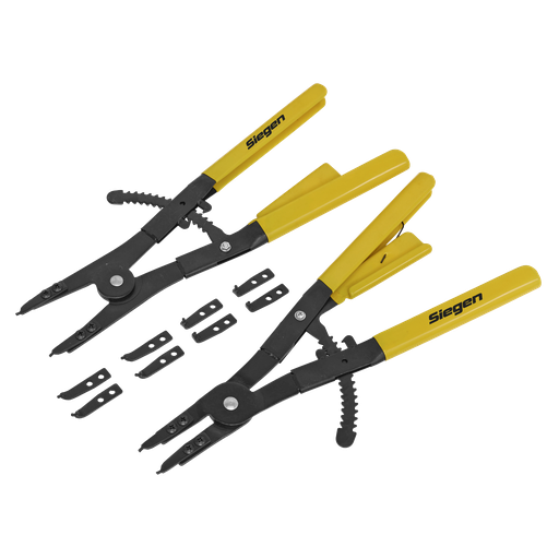 [S0554] Sealey Siegen Internal/External Circlip Pliers Set 400mm