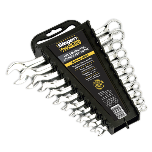 [S0562] Siegen Combination Spanner Set 6-19mm 11pc