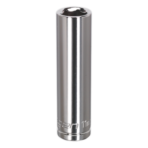 [S0589] Sealey Siegen Deep Socket 3/8"Sq Drive 11mm