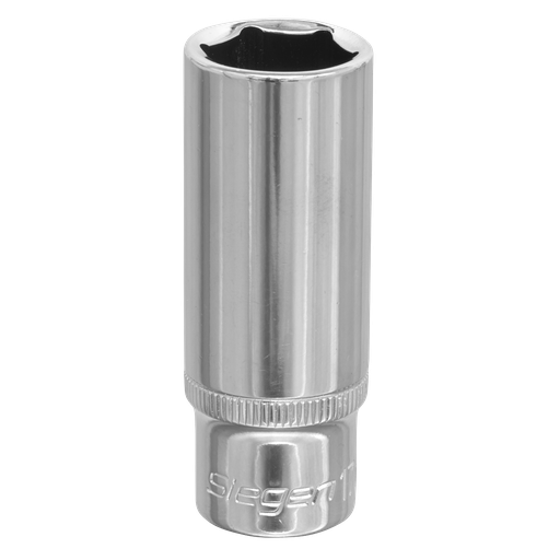 [S0595] Sealey Siegen Deep Socket 3/8"Sq Drive 17mm