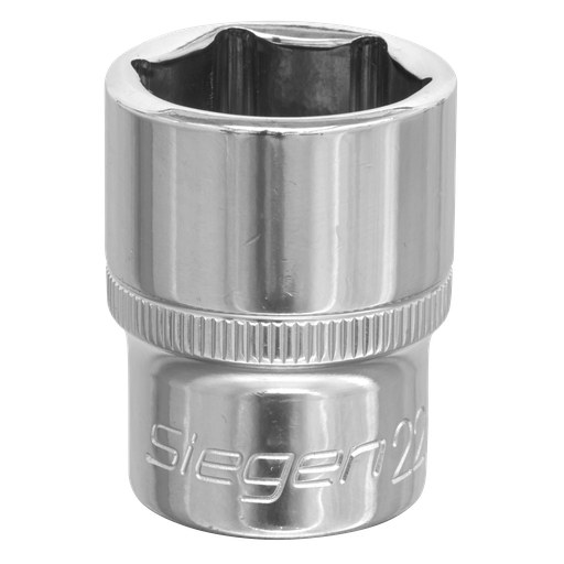 [S0659] Sealey Siegen Socket 1/2"Sq Drive 22mm