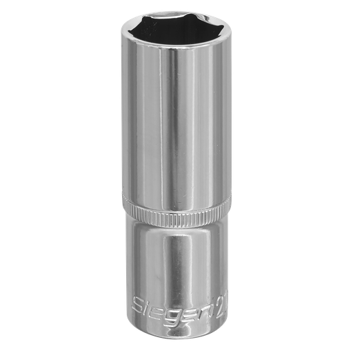 [S0676] Sealey Siegen Deep Socket 1/2"Sq Drive 21mm