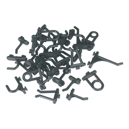 [S0766] Sealey Hook Assortment for Composite Pegboard 30pc