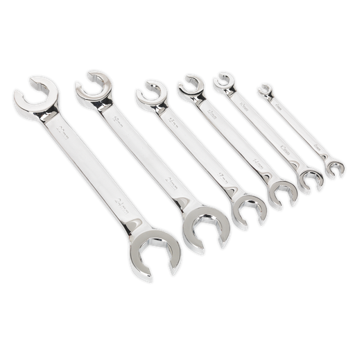 [S0767] Sealey Siegen Flare Nut Spanner Set 6pc