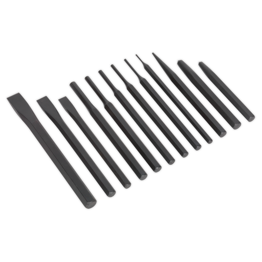 [S0802] Sealey Siegen Punch & Chisel Set 12pc