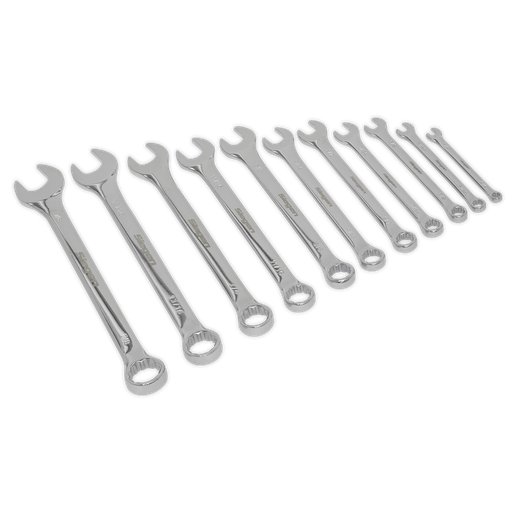 [S0857] Sealey Siegen Imperial Combination Spanner Set 11pc