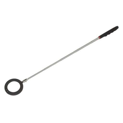 [S0947] Sealey Siegen Telescopic Inspection Mirror with LED 75mm