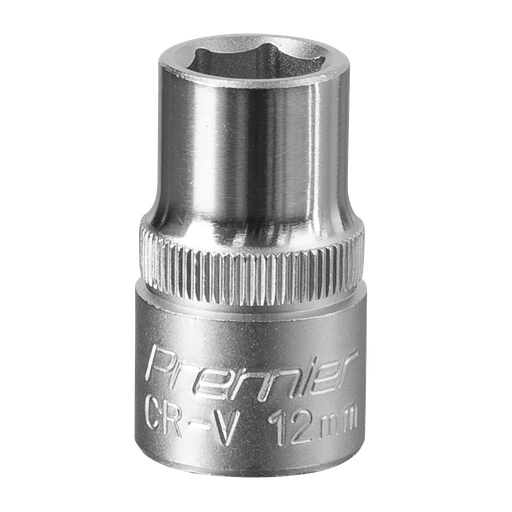 [S1212] Sealey Premier Socket 1/2"Sq Drive 12mm