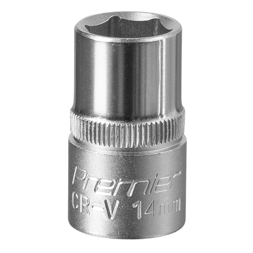 [S1214] Sealey Premier Socket 1/2"Sq Drive 14mm