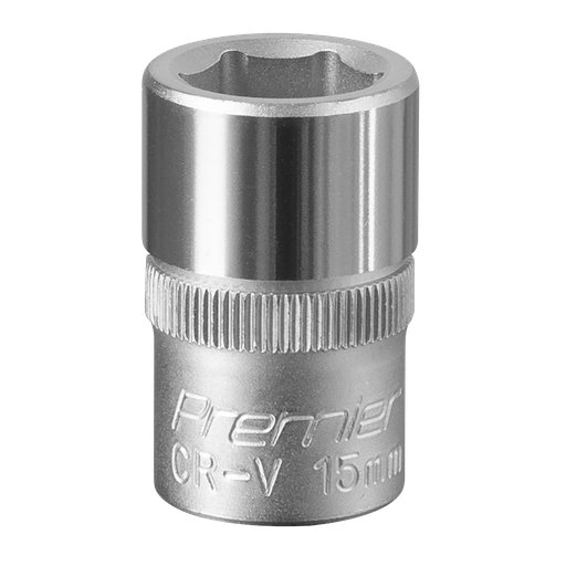[S1215] Sealey Premier Socket 1/2"Sq Drive 15mm