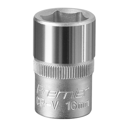 [S1216] Sealey Premier Socket 1/2"Sq Drive 16mm