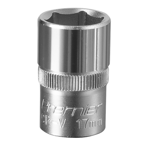[S1217] Sealey Premier Socket 1/2"Sq Drive 17mm