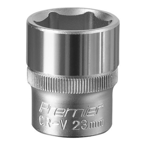 [S1223] Sealey Premier Socket 1/2"Sq Drive 23mm