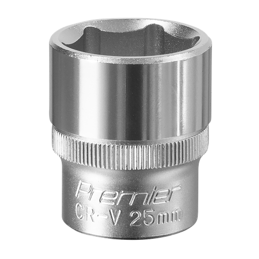 [S1225] Sealey Premier Socket 1/2"Sq Drive 25mm