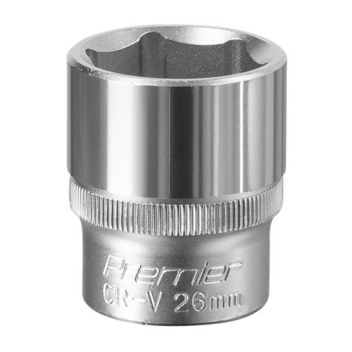 [S1226] Sealey Premier Socket 1/2"Sq Drive 26mm