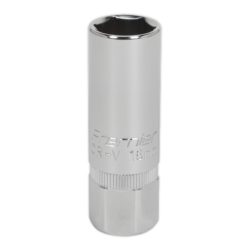 [S12SP10] Sealey Premier Spark Plug Socket 1/2"Sq Drive 16mm