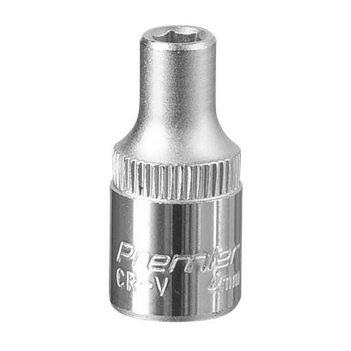 [S1404] Sealey Premier Socket 1/4"Sq Drive 4mm