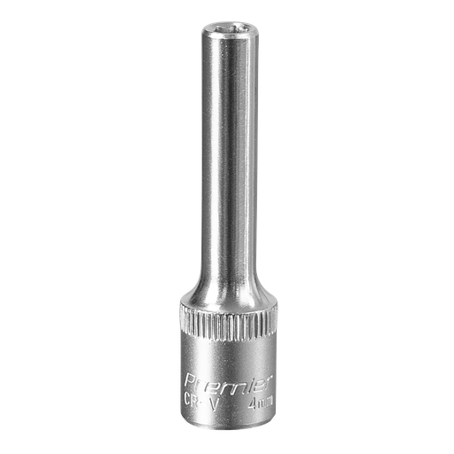 [S1404D] Sealey Premier Deep Socket 1/4"Sq Drive 4mm