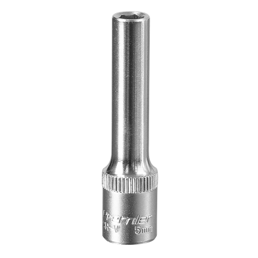 [S1405D] Sealey Premier Deep Socket 1/4"Sq Drive 5mm