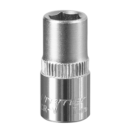 [S1407] Sealey Premier Socket 1/4"Sq Drive 7mm
