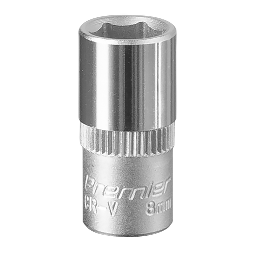[S1408] Sealey Premier Socket 1/4"Sq Drive 8mm